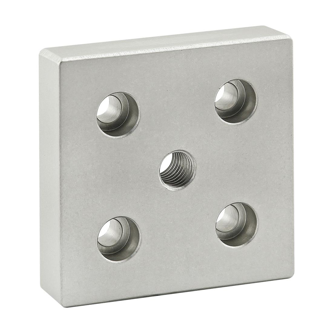 【2140】15 S 3" X 3" BASE PLATE W/ 1/2-1