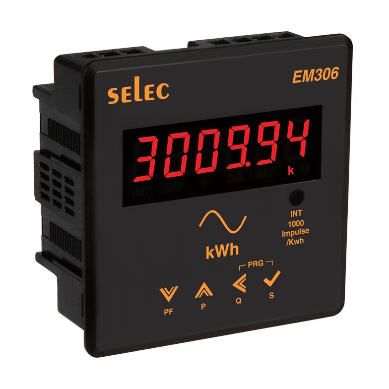 【EM306-C-D】3 KWH METER WITH LED DISPLAY AND