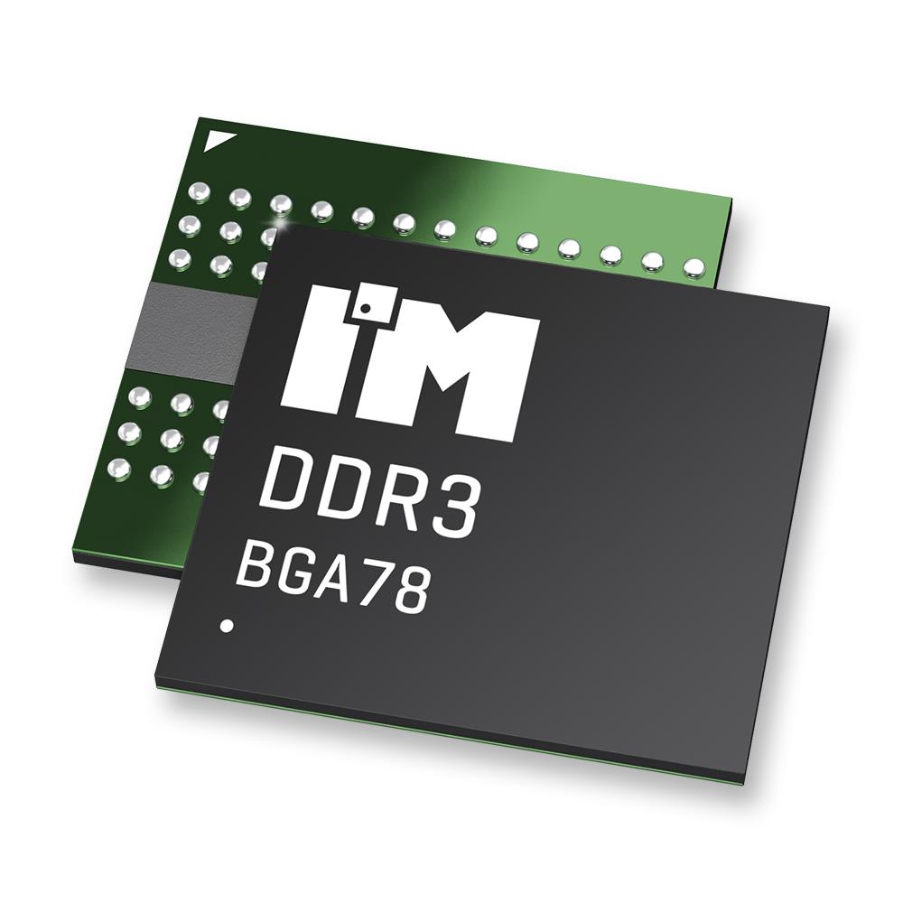 【IM4G08D3FDBG-107I】DDR3 4GB, 1.35V/1.5V, 512MX8, 93
