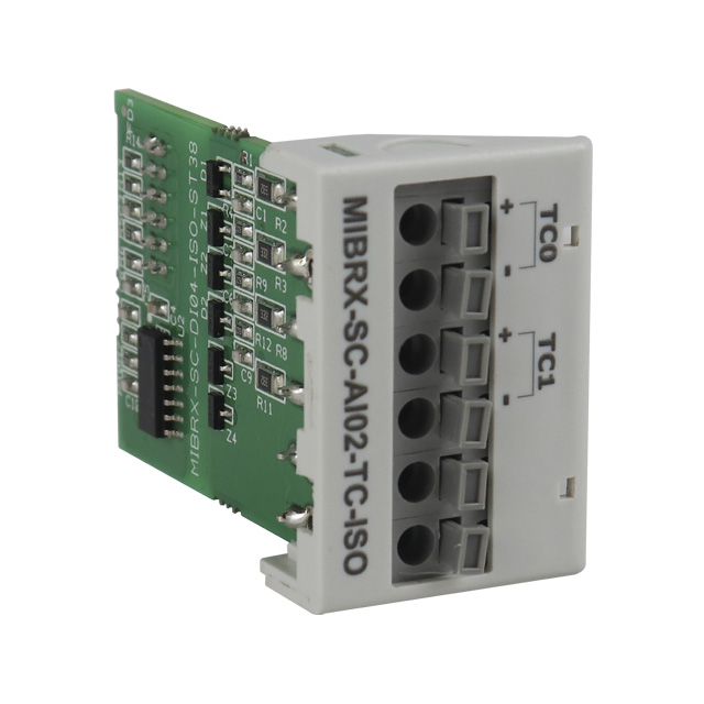 MIBRX SLOT CARD - 2 ANALOG INPUT【MIBRX-SC-AI02-TC-ISO】