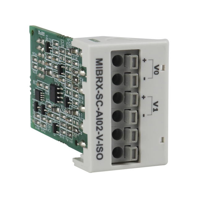MIBRX SLOT CARD - 2 ANALOG INPUT【MIBRX-SC-AI02-V-ISO】