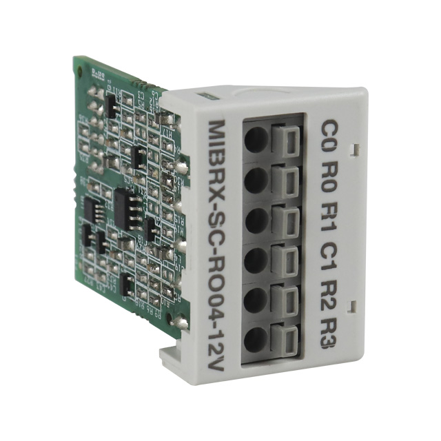 MIBRX SLOT CARD - 4 RELAY OUTPUT【MIBRX-SC-RO04-12V】
