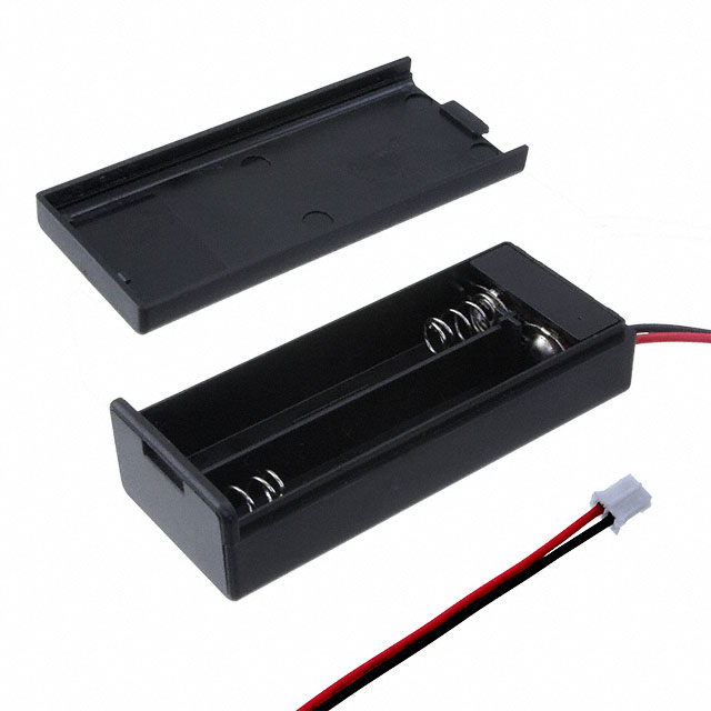 【COM1305】BATTERY HOLDER AAA 2 CELL LEADS