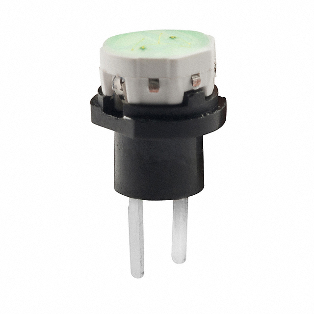【AT634F05】LED 1 ELEMNT GRN 5V T1 1/4 BIPIN