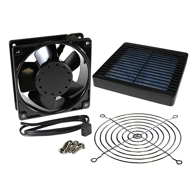 FAN KIT 120MM BLACK 230VAC 5PCS【DNFF120BK230】