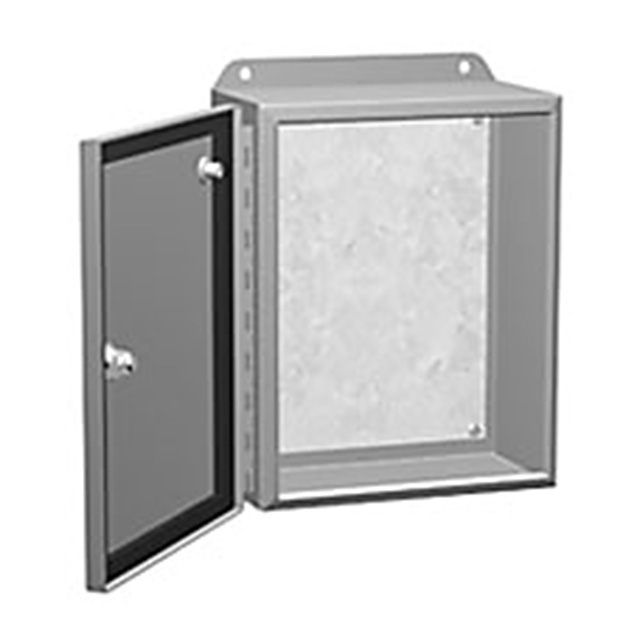 BOX STEEL GRAY 16"L X 14"W【EJ14166】