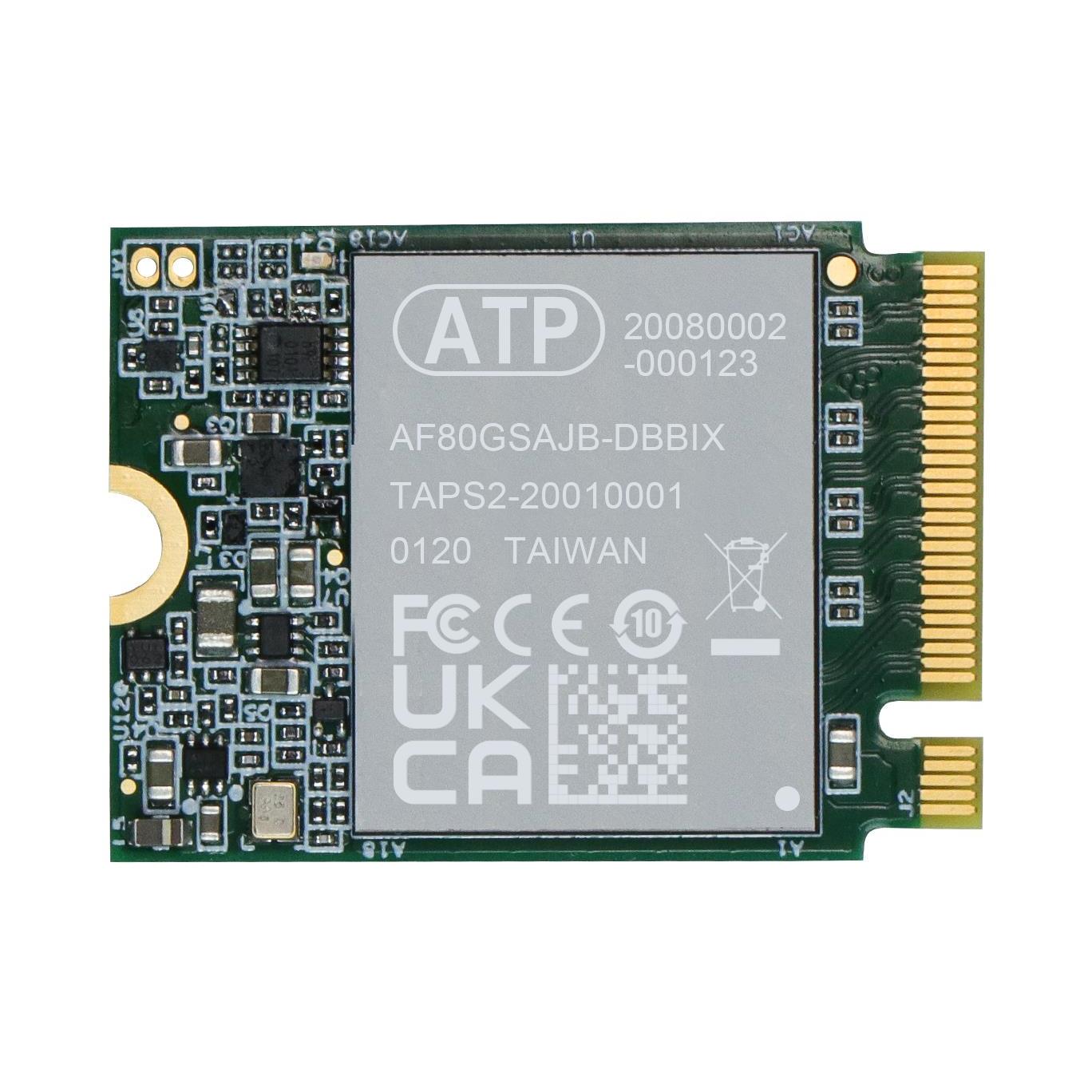 NVME GEN3X4 M.2 2230 80GB I-TEMP【AF80GSAJB-DBBIX】