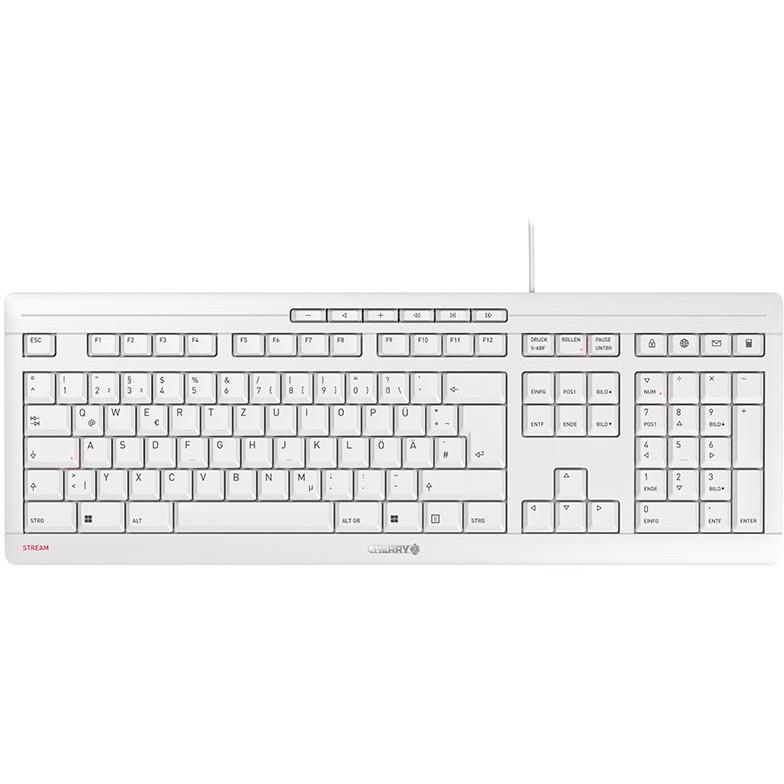 KEYBOARD STREAM GERMANY LT GREY【JK-8500DE-0】