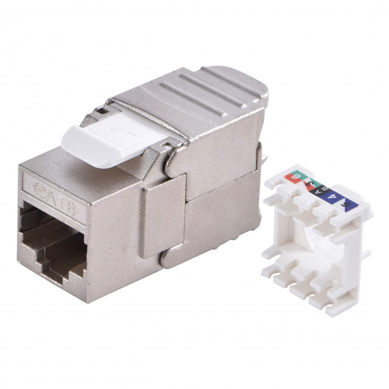MODULAR CONNECTOR  KEYSTONE JACK【A-KEY-8-EG-GIB-S4】