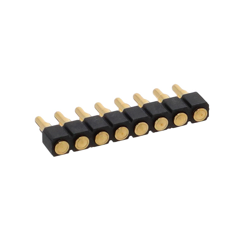 【819-22-008-30-001101】CONN SPRING PISTON 8POS SMD