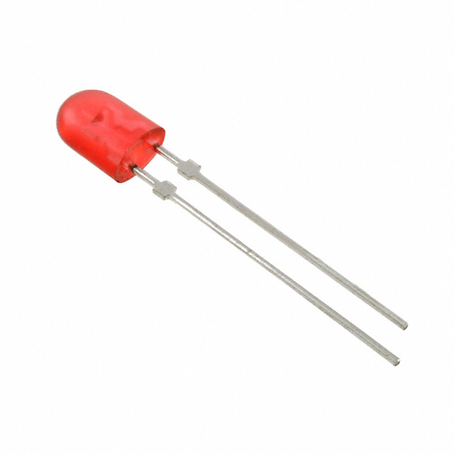 【HLMP-LG75-XY0DD】LED RED DIFFUSED 4MM OVAL T/H