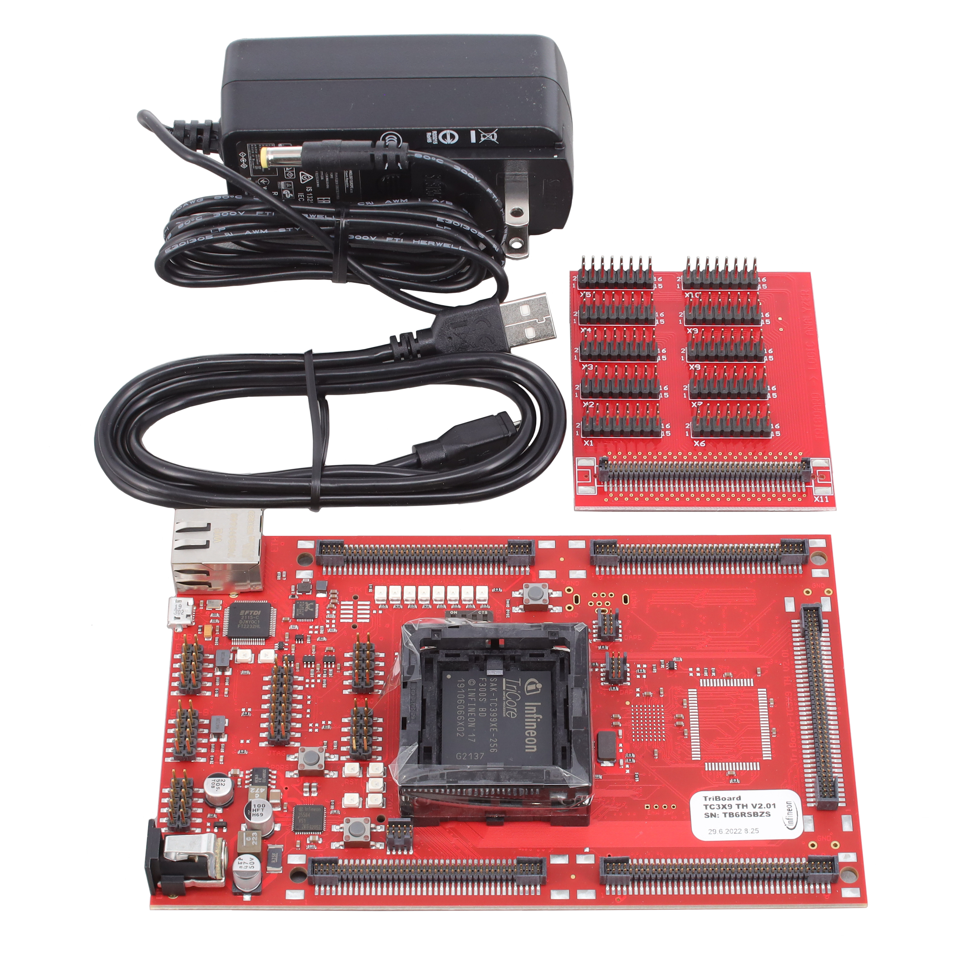 AURIX TC399 5V TRB SOCKET BRD【KITA2GTC3995VTRBSTOBO1】