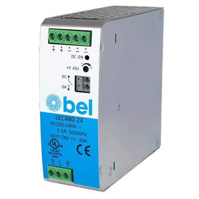 【LEC480-24】AC/DC DIN RAIL SUPPLY 24V 480W