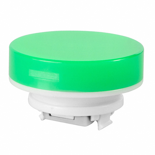 【AT4054FJ】CAP PUSHBUTTON ROUND GREEN