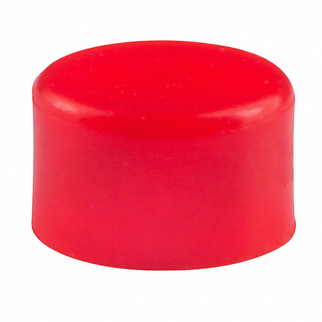 【AT4063C】CAP PUSHBUTTON ROUND RED
