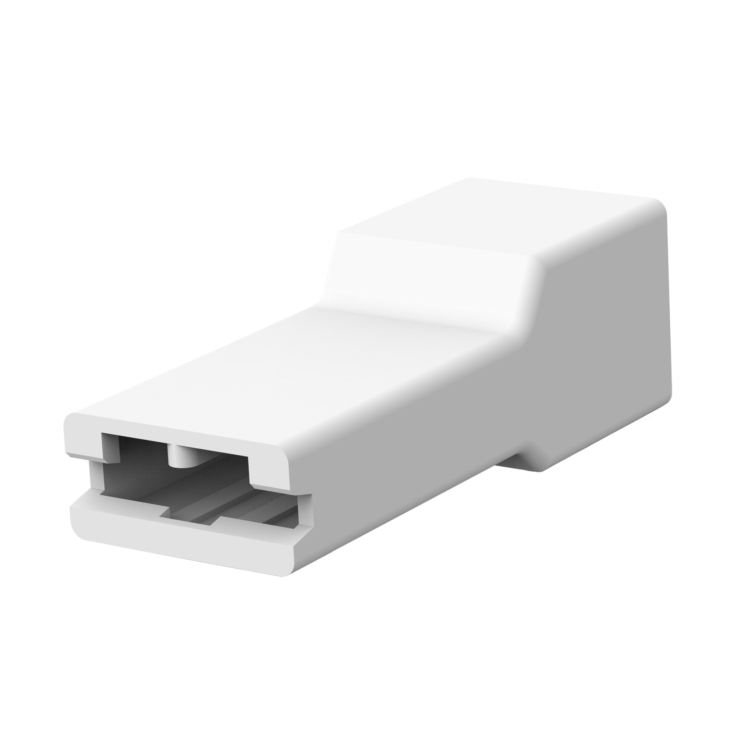 【1-171706-1】CONN MALE TAB HSG 0.25 1POS NAT