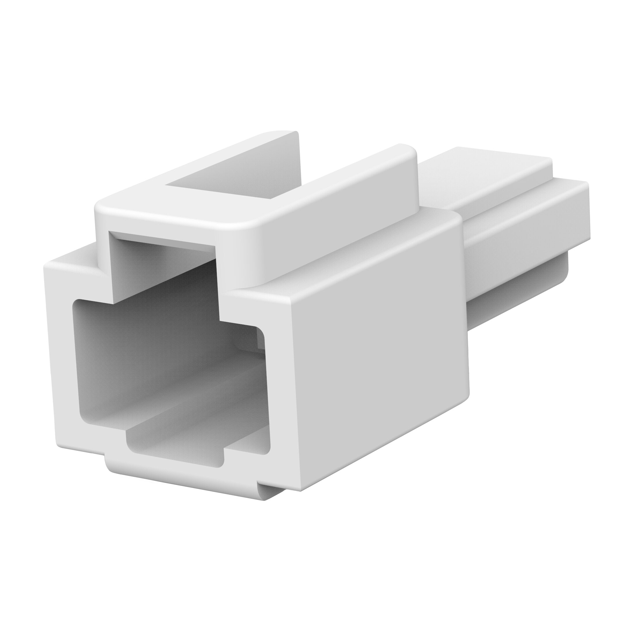 CONN MALE TAB HSG 0.25 1POS NAT【1-172127-1】