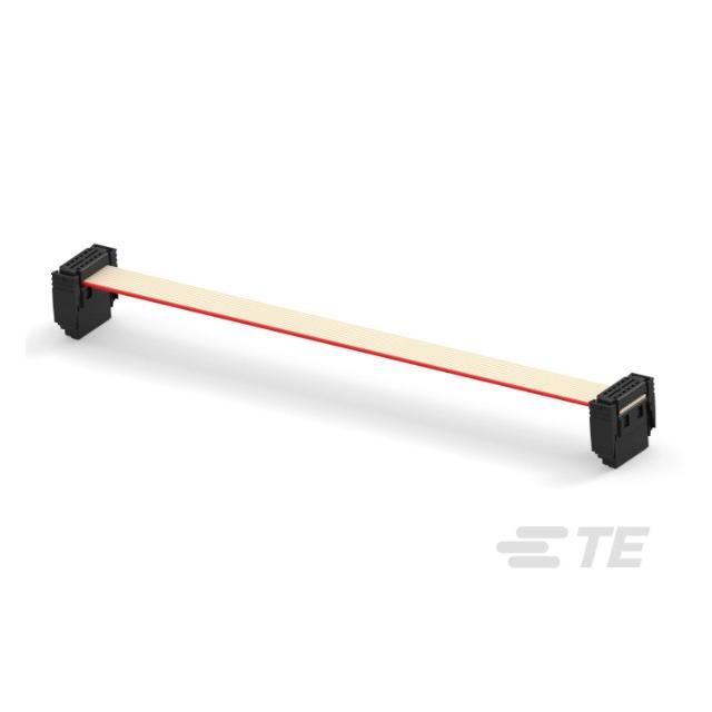 【173799-E】12-PIN, FEMALE ANGLED, 100 MM