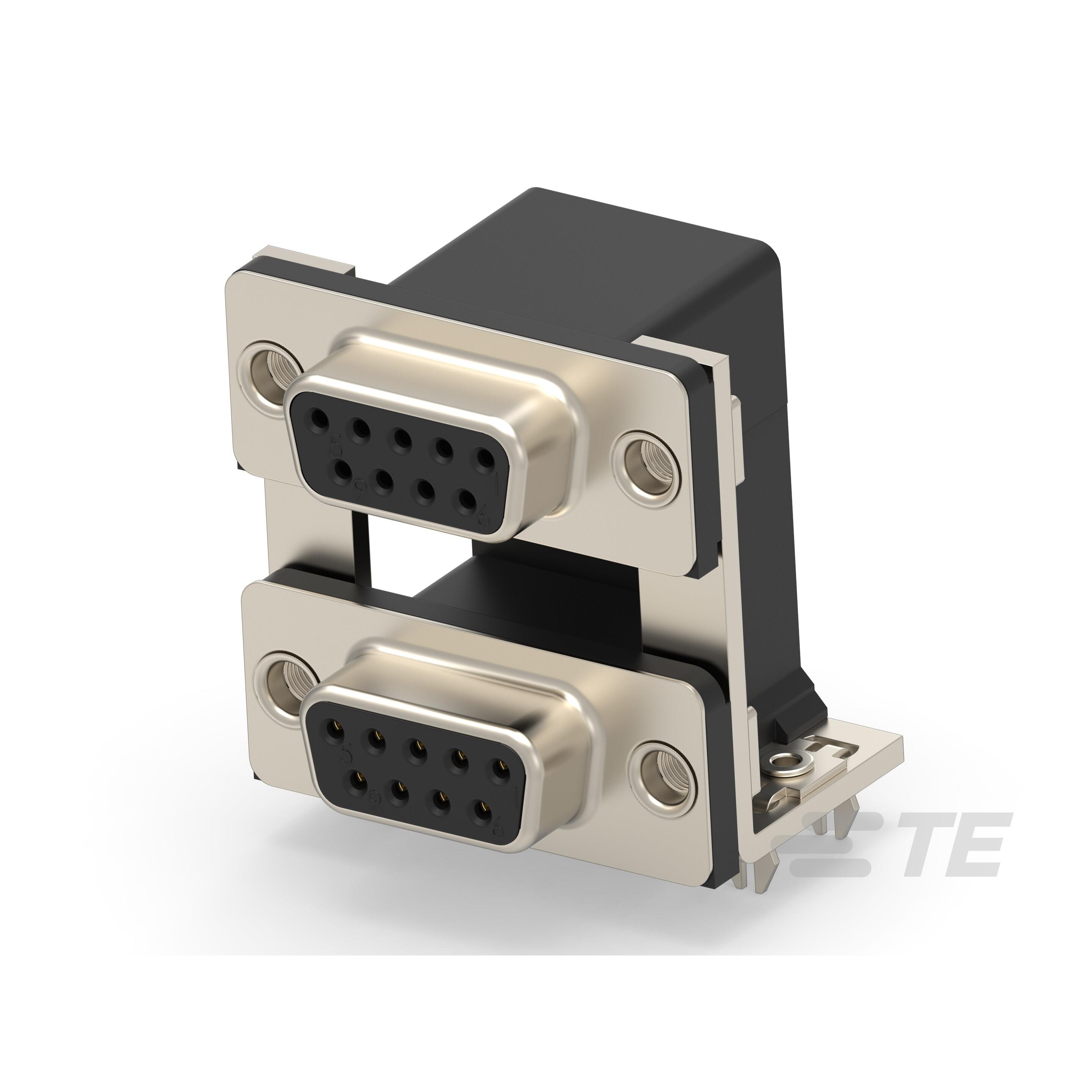 CONN D-SUB RCPT 9POS R/A SLDR【2454917-1】