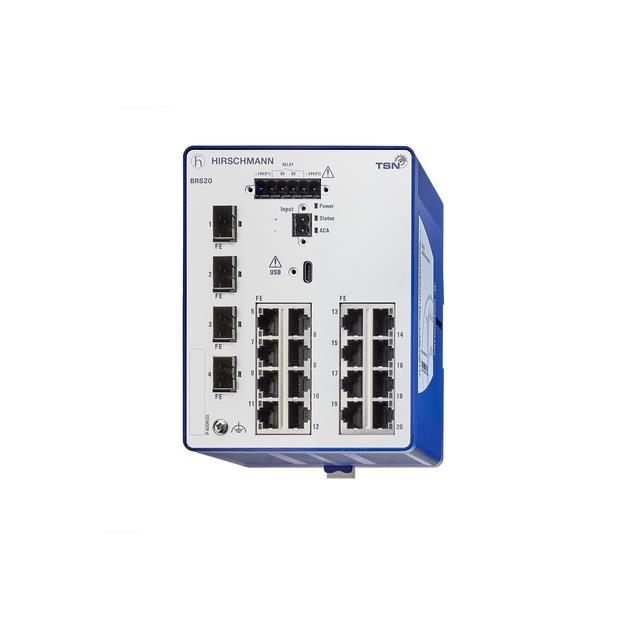 【BRS20-16TX/4SFP】MANAGED INDUSTRIAL SWITCH FOR DI