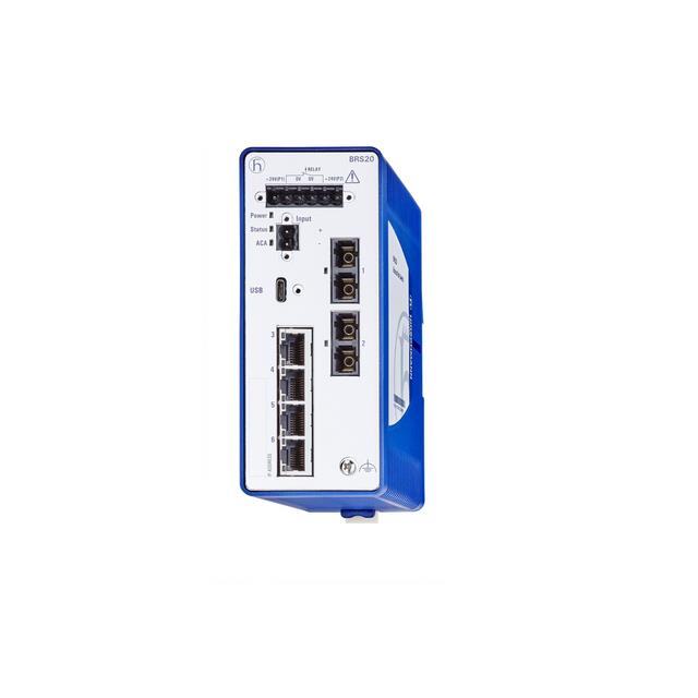 【BRS20-4TX/2FX】MANAGED INDUSTRIAL SWITCH FOR DI