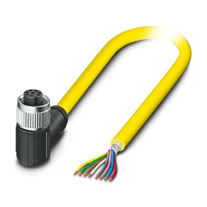 【1406087】CBL 8POS PLUG RA TO WIRE 6.56'[バルク]