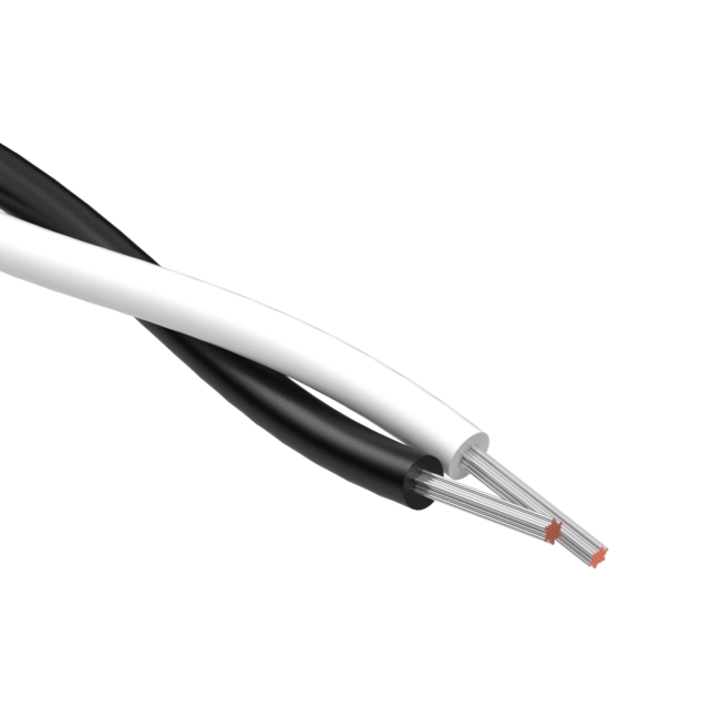 CABLE 2COND 22AWG BLACK/WHITE【30-03278】