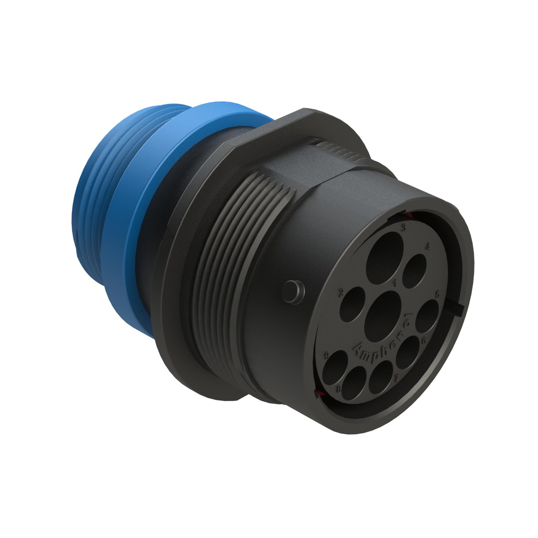 9 POSITION RECEPTACLE, PIN, ISOB【AHDP04-24-91PR-STA】