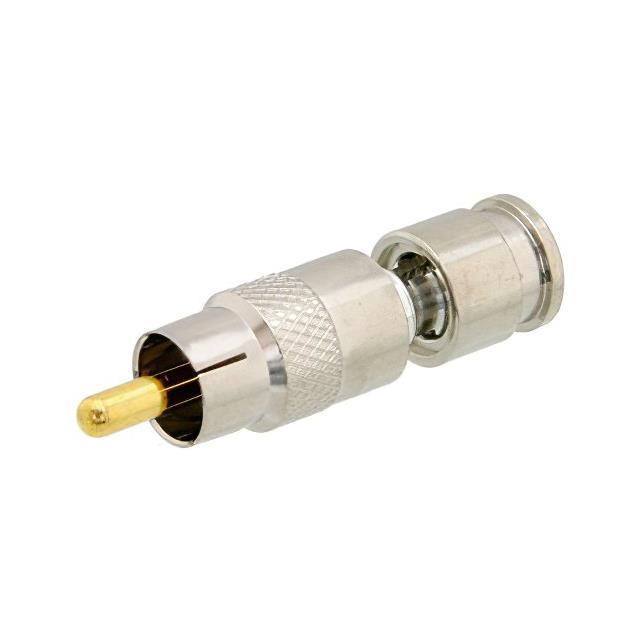 75 Ohm RCA Male Connector Compre【PE44576】