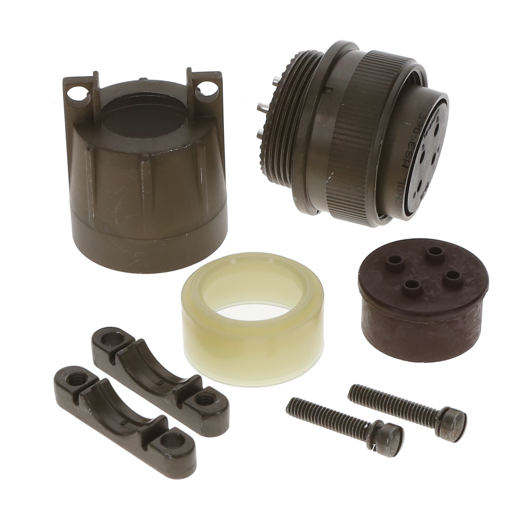 MIL-5015 MS/AC THREADED PLUG MS3106E22-10S Amphenol Industrial ...