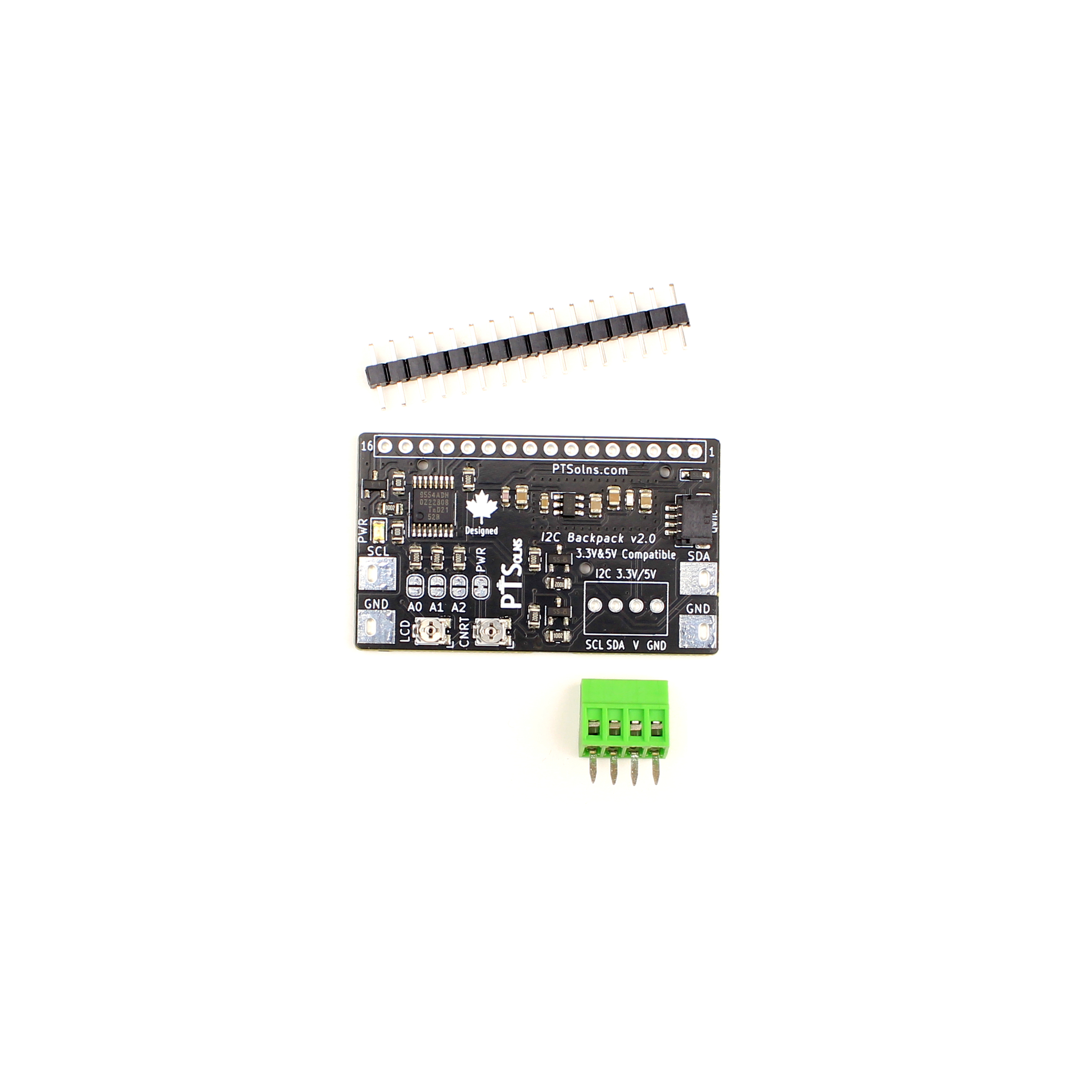 【PTS-00166-211】I2C BACKPACK FOR 16-PIN LCD KIT