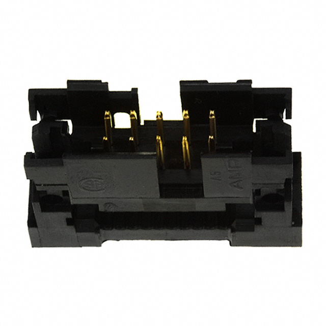 【1-111446-4】CONN PLUG 10P IDC 26-28AWG GOLD
