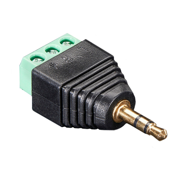 ADAPT 1/8" PLG TO TERM BLK 3POS【2790】
