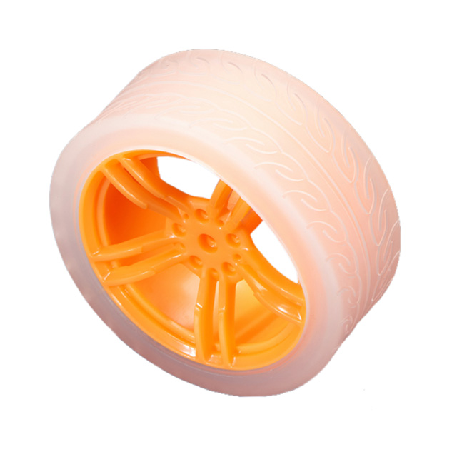 【3766】ORANGE AND CLEAR TT MOTOR WHEEL