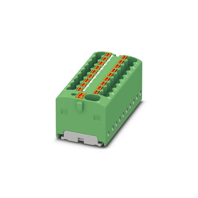 【1047422】TERM BLK 19POS GREEN