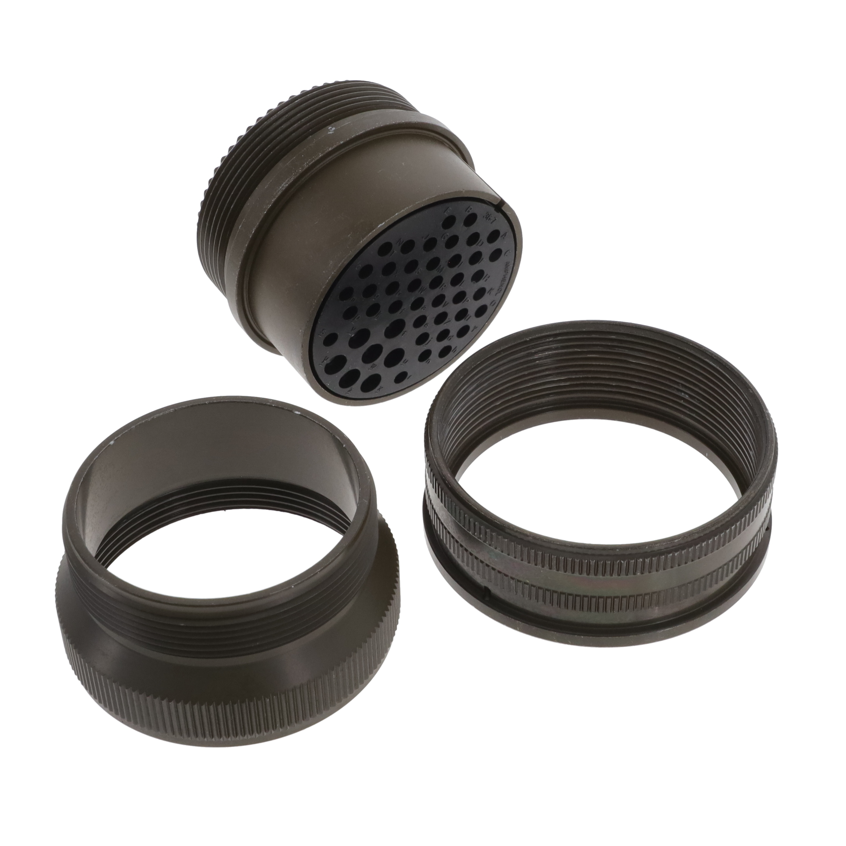 MIL-5015 MS/AC THREADED PLUG MS3106A36-7S Amphenol Industrial ...