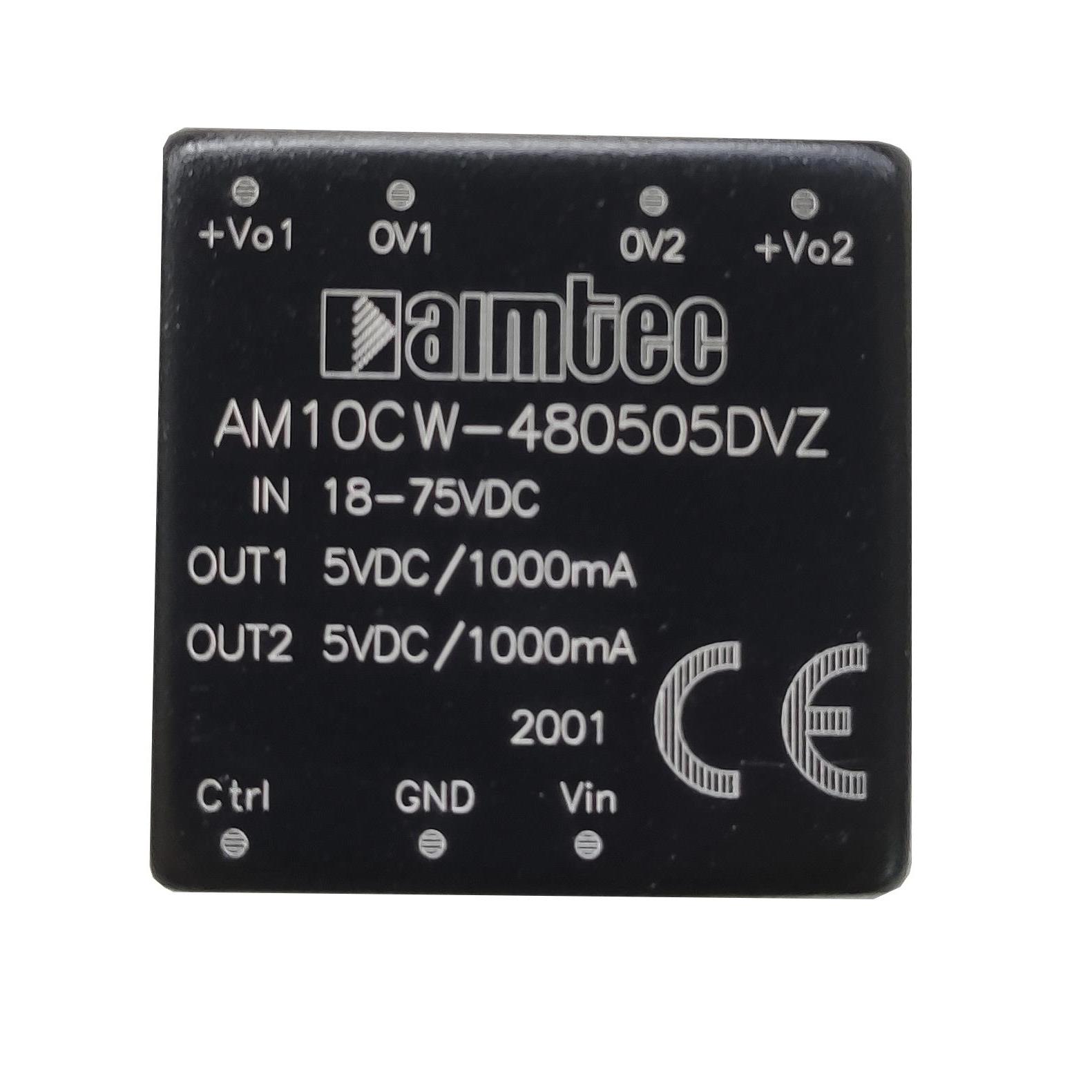 DC DC CONVERTER 5V 24V 10W【AM10CW-480524DVZ】