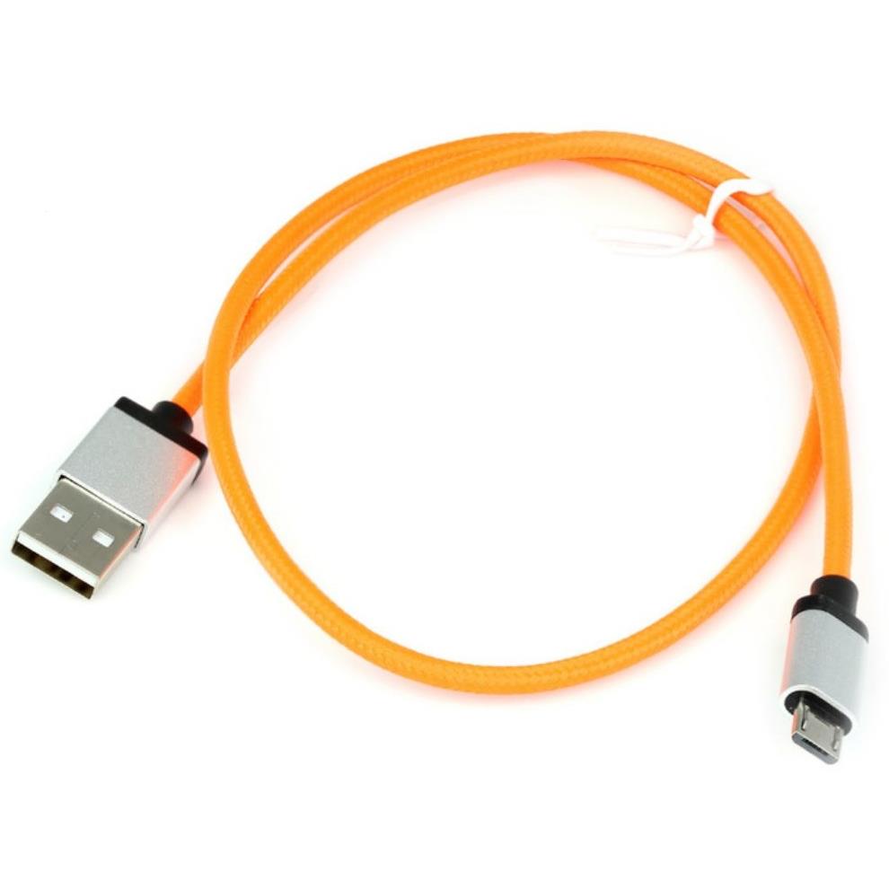 【MICRO USB CABLE (ORANGE)】Cbl MicroUSB2.0A-Mcr 0.5m Orange