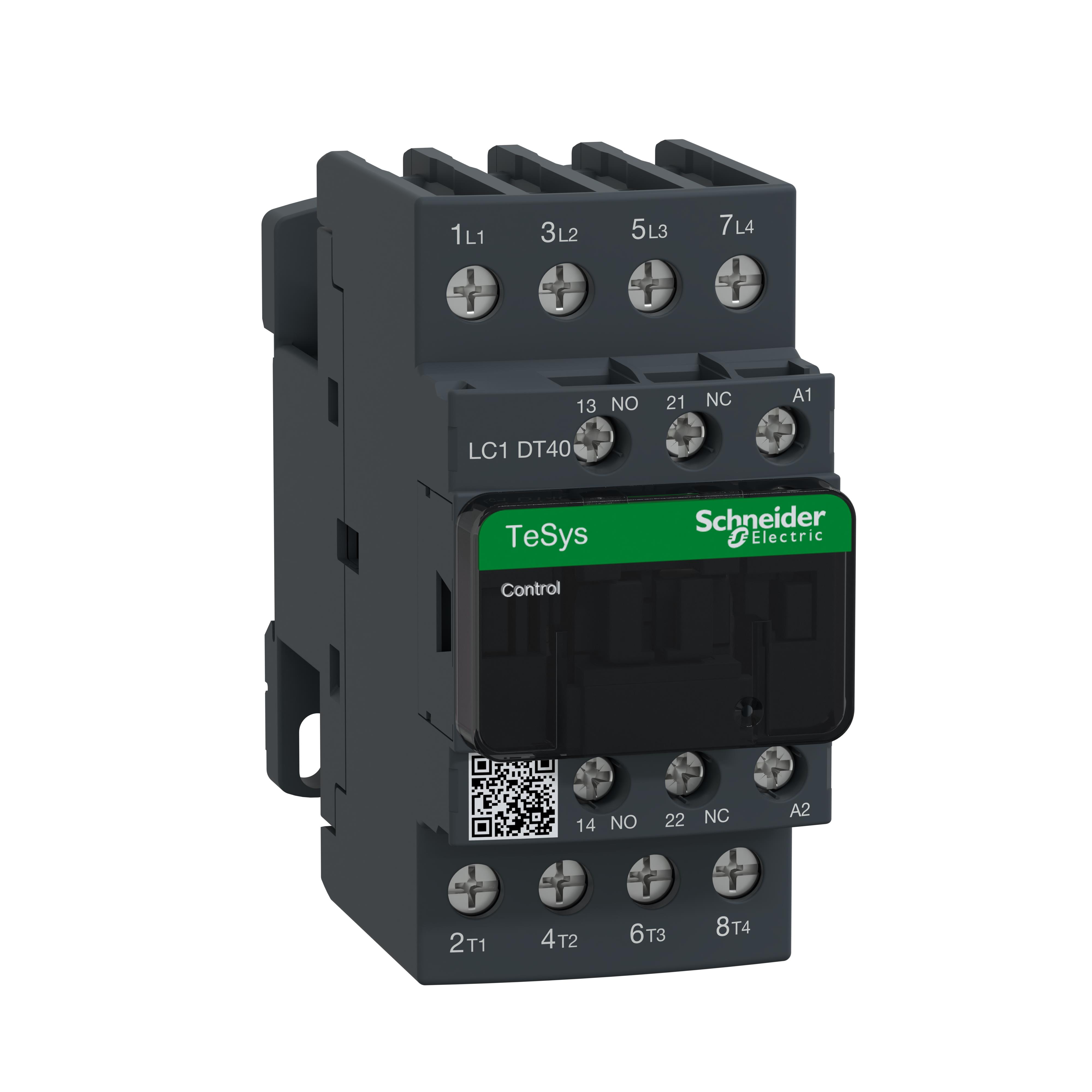 TESYS 4P CONTACTOR 40A AC-1 24VA【LC1DT40B7】