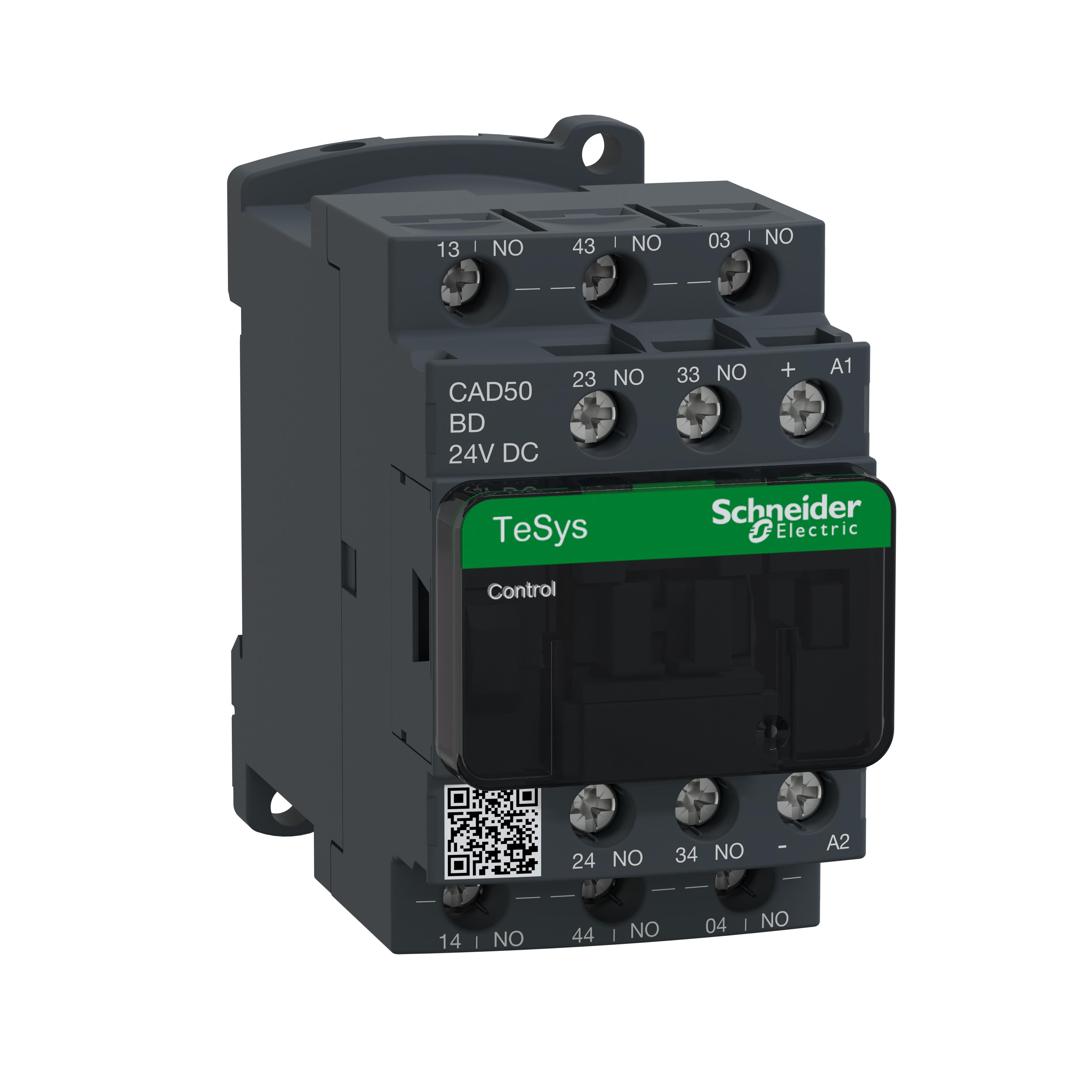 RELAY GEN PURPOSE 5PST 10A 24V【CAD50BD】