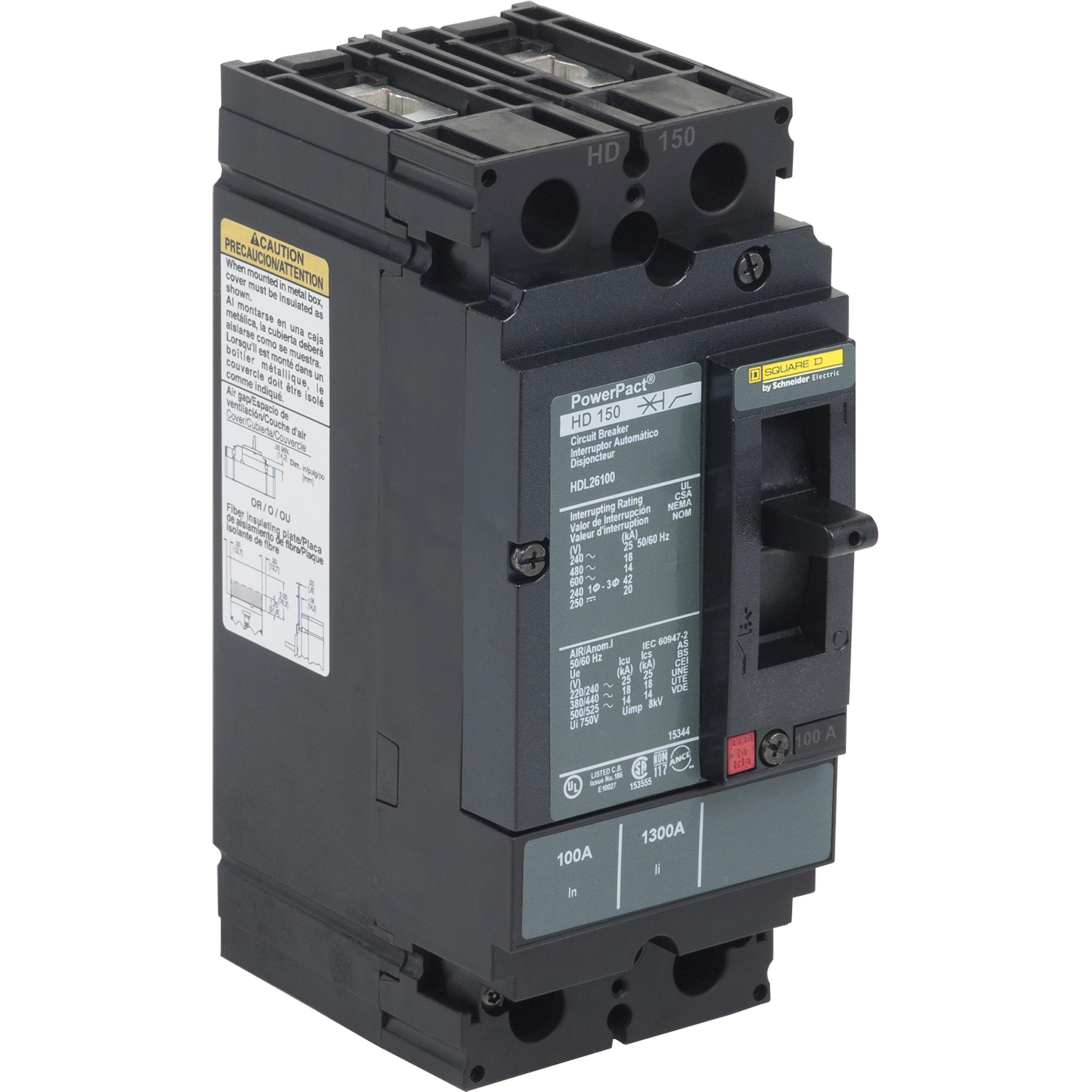 【HDL26080】MOLDED CASE CIRCUIT BREAKER 600V