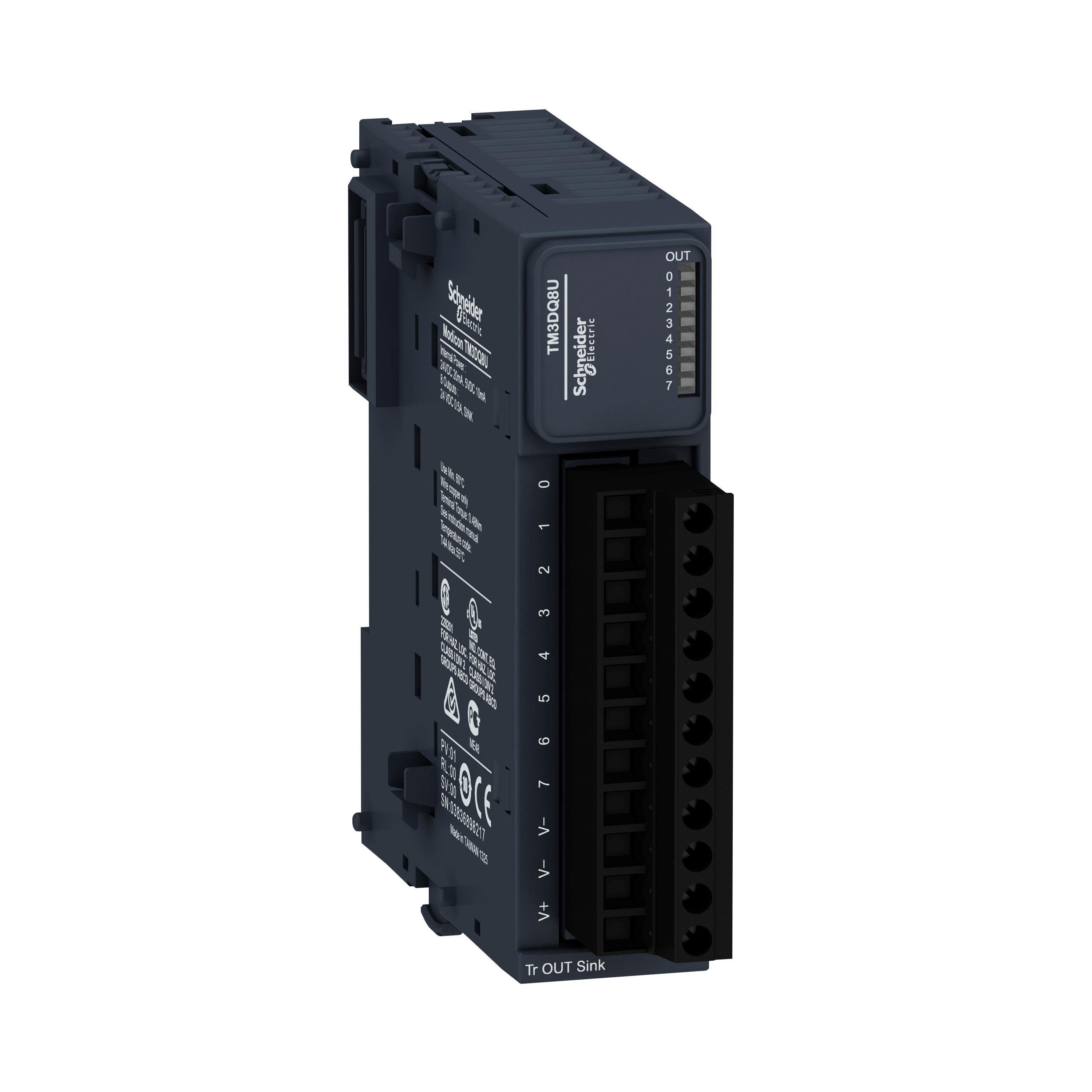 【TM3DQ8U】OUTPUT MODULE 8SS 24V