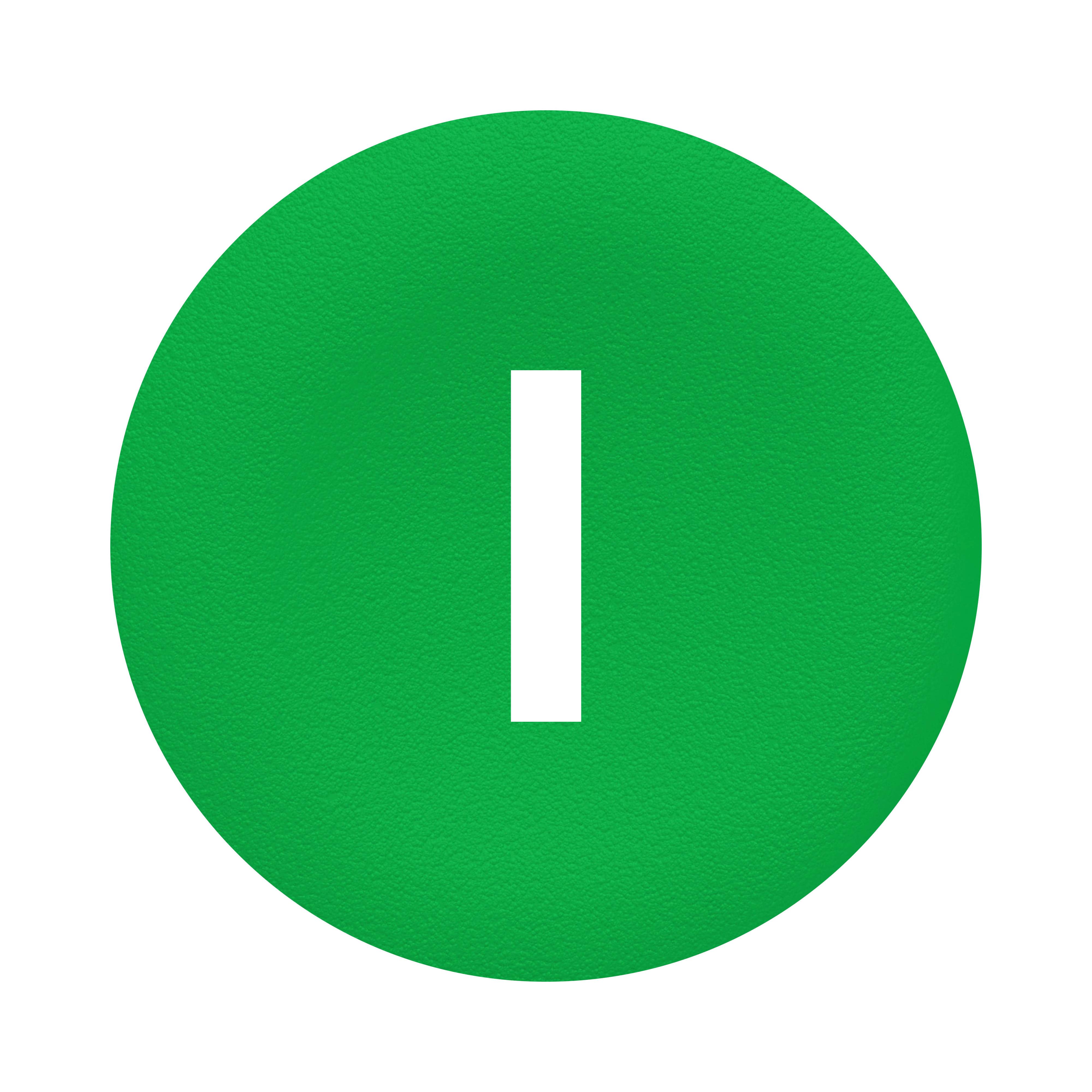 PUSHBUTTON CAPS, FLUSH, GREEN MA【ZBA331】