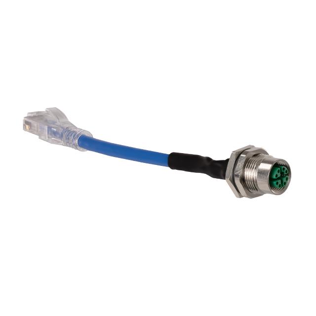 【BM-MFAR180N】M12 X-CODE TO RJ45 PLUG JUMPER -