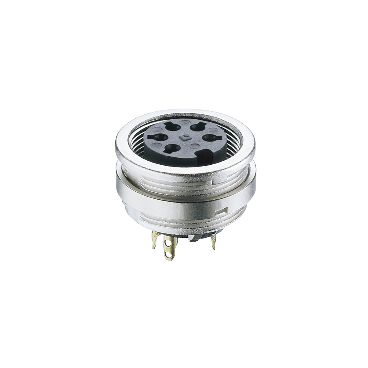 【KFV 50/6】IP40 CHASSIS SOCKET FRONTMOUNT