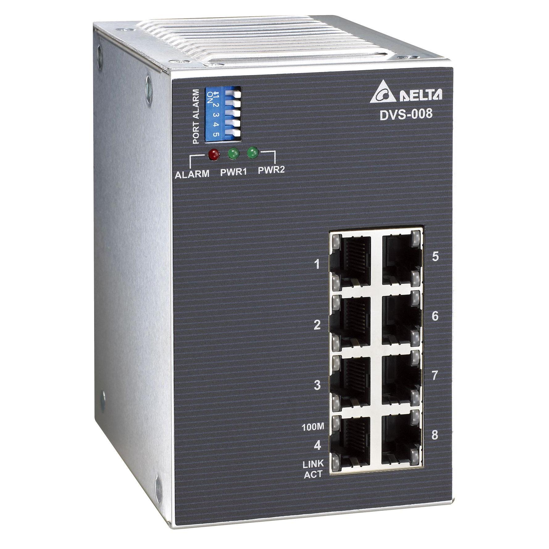 【DVS-008W01】WIDE TEMP UNMANAGED ETHERNET SWI