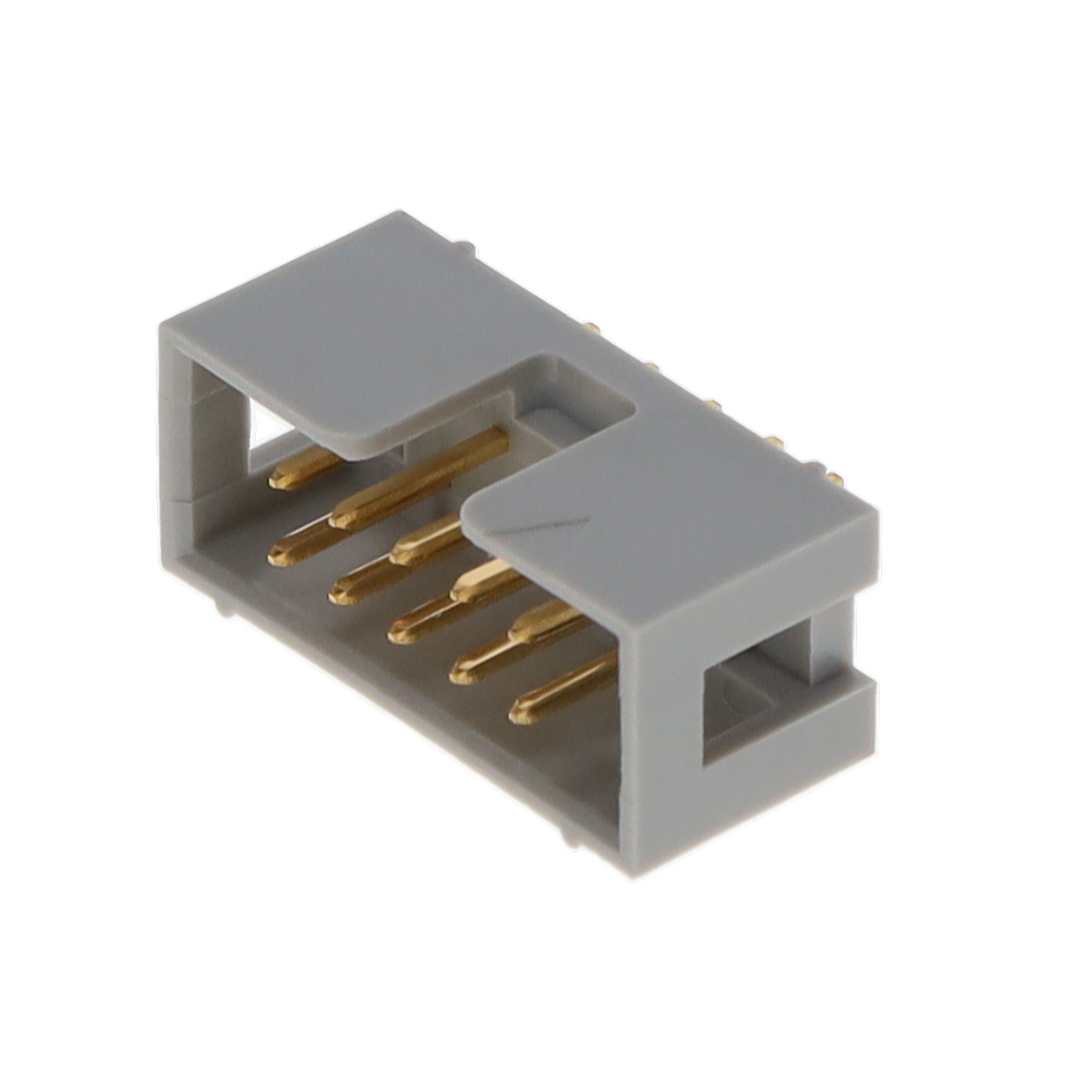 【7610-6002 PL】HDR SOCKET LOW PROFILE 10 POS GR