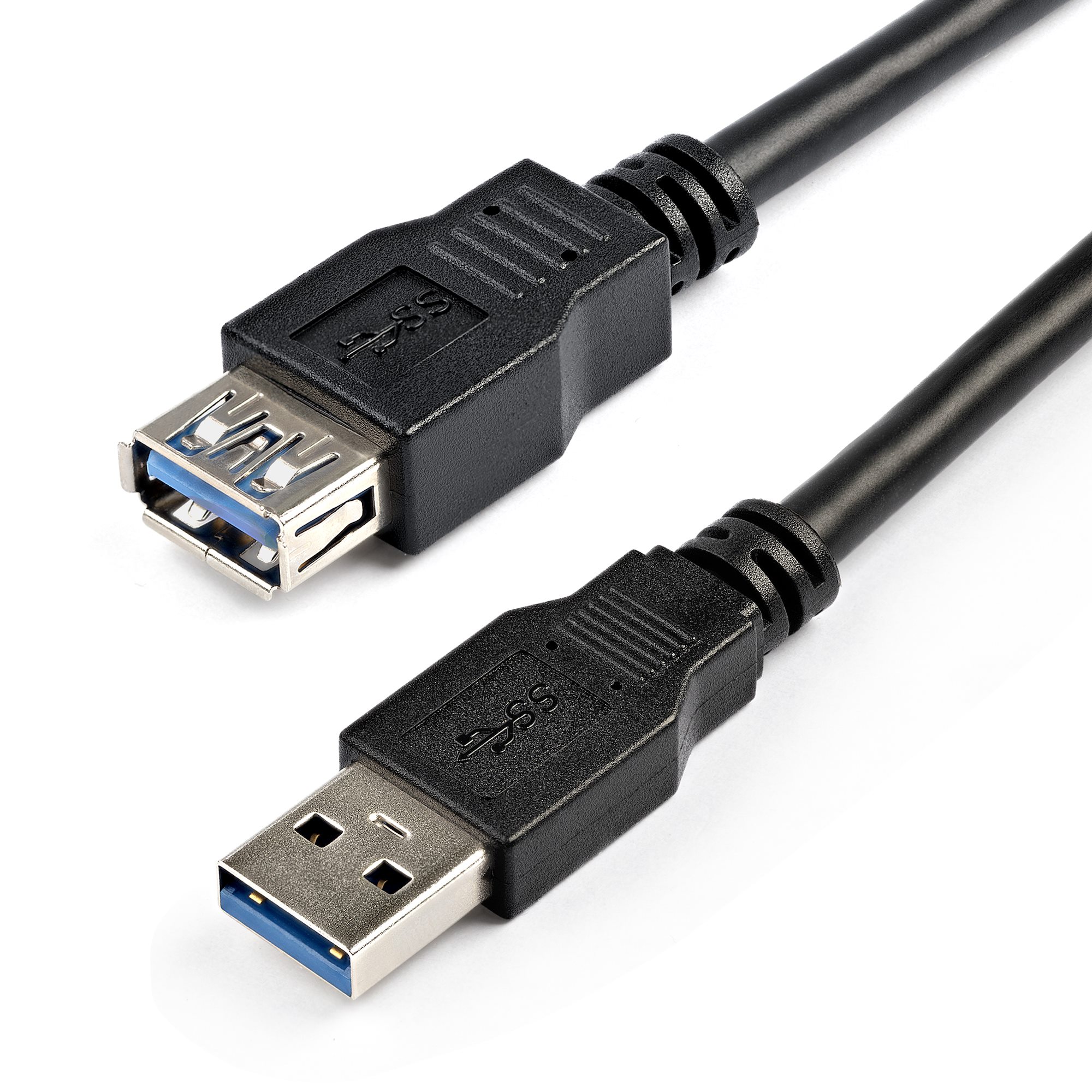 【USB3SEXT2MBK】2M BLACK SUPERSPEED USB 3.0 EXTE