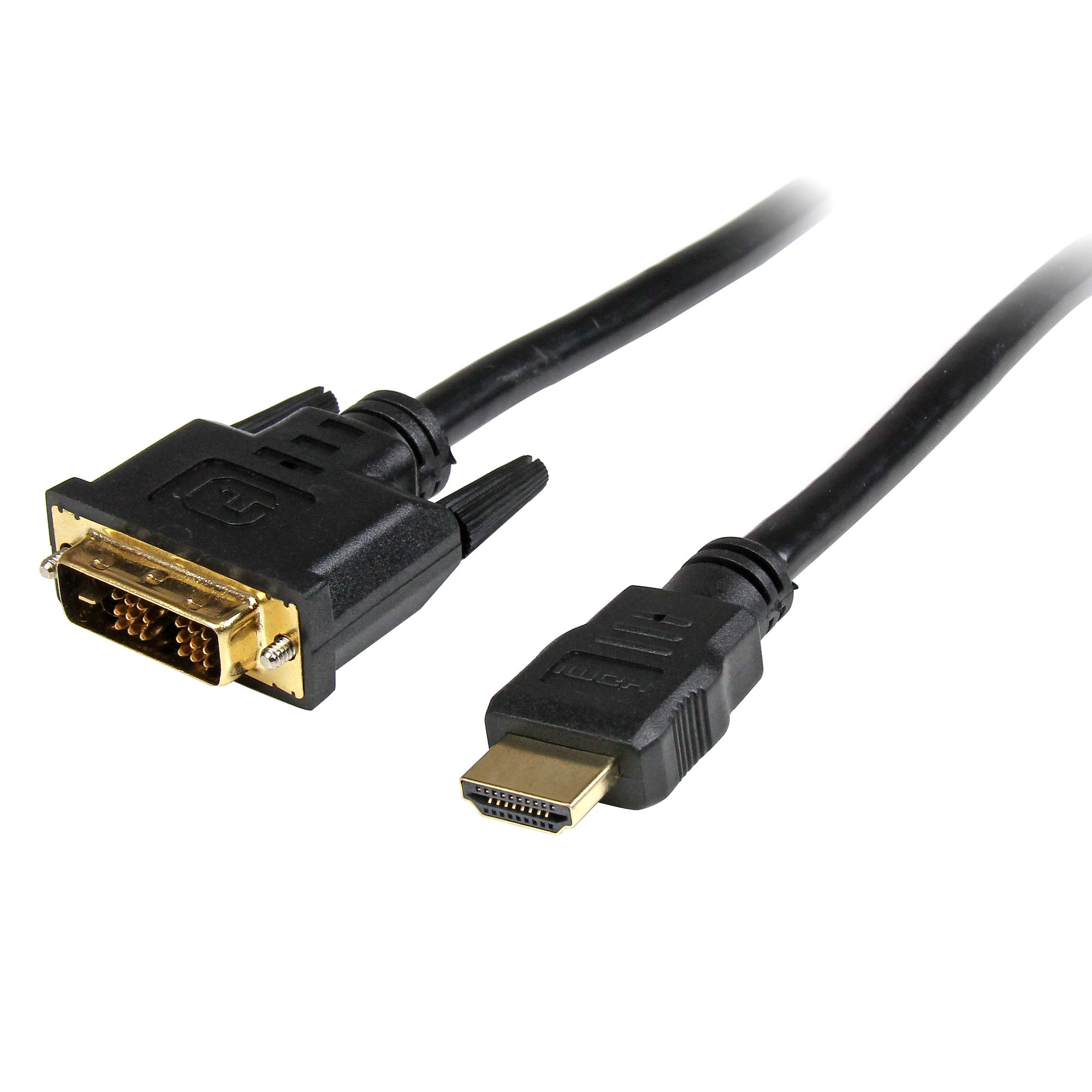 【HDDVIMM1M】1M HDMI TO DVI-D CABLE - M/M