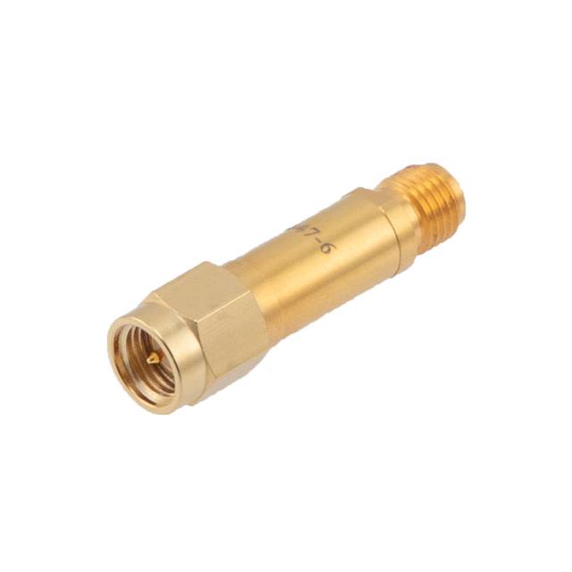 【PE7447-6】6dB DC Bias Attenuator, SMA Male